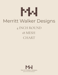 4" Round Template — 18 Mesh