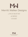 2" Round Template — 18 Mesh