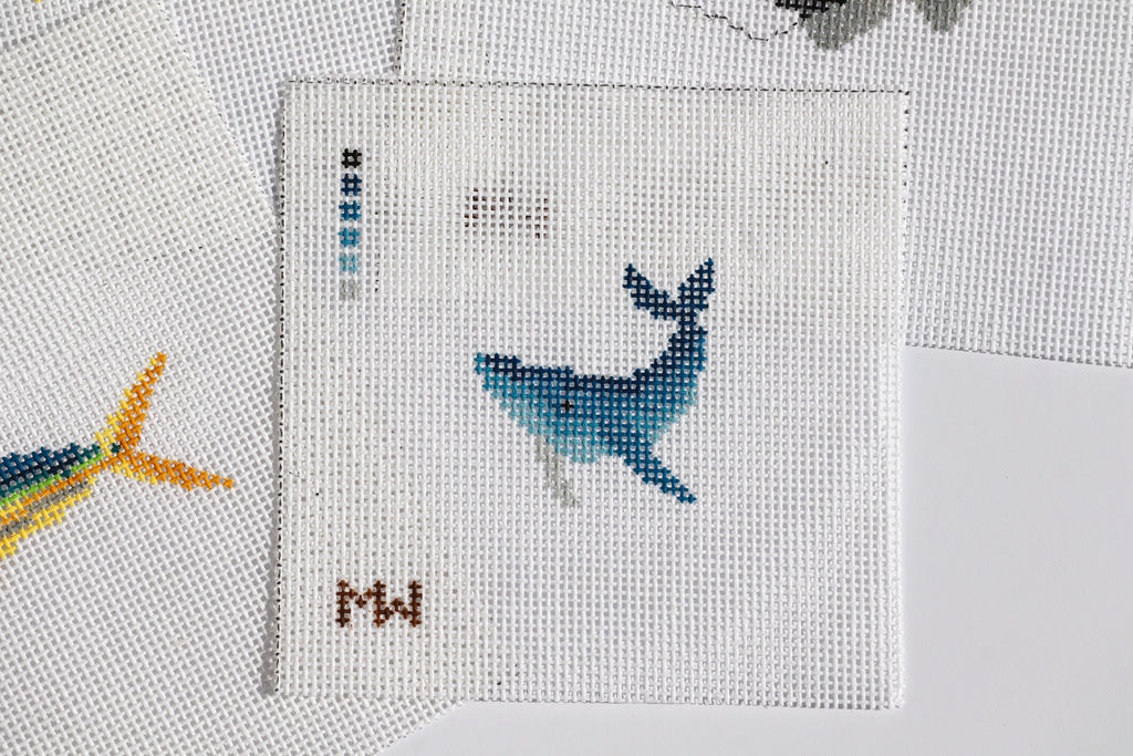 Koholā (Humpback Whale) Mini Needlepoint Canvas