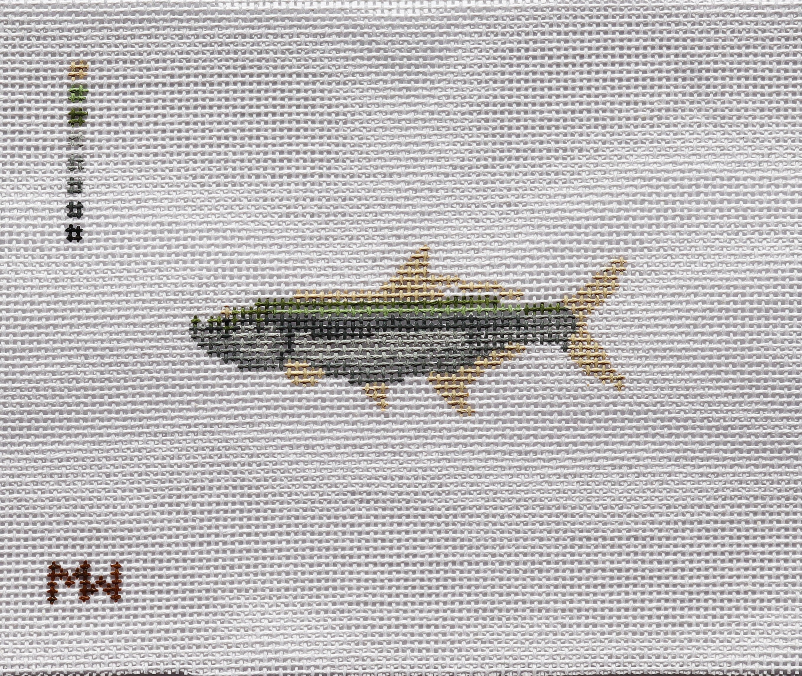 Tarpon Mini Needlepoint Canvas