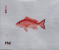 Red Snapper Mini Needlepoint Canvas