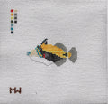 Humuhumu (Hawaiian Reef Triggerfish) Mini Needlepoint Canvas