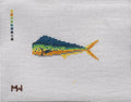 Mahimahi (Dolphinfish) Mini Needlepoint Canvas